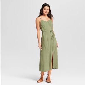 NWOT Xhileration green dress size L